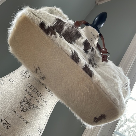 Cowhide weekender bag EUC - Picture 5 of 13